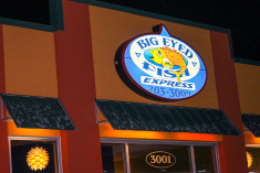 Big Eyed Fish Sign