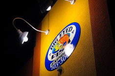 Big Eyed Fish Express Sign